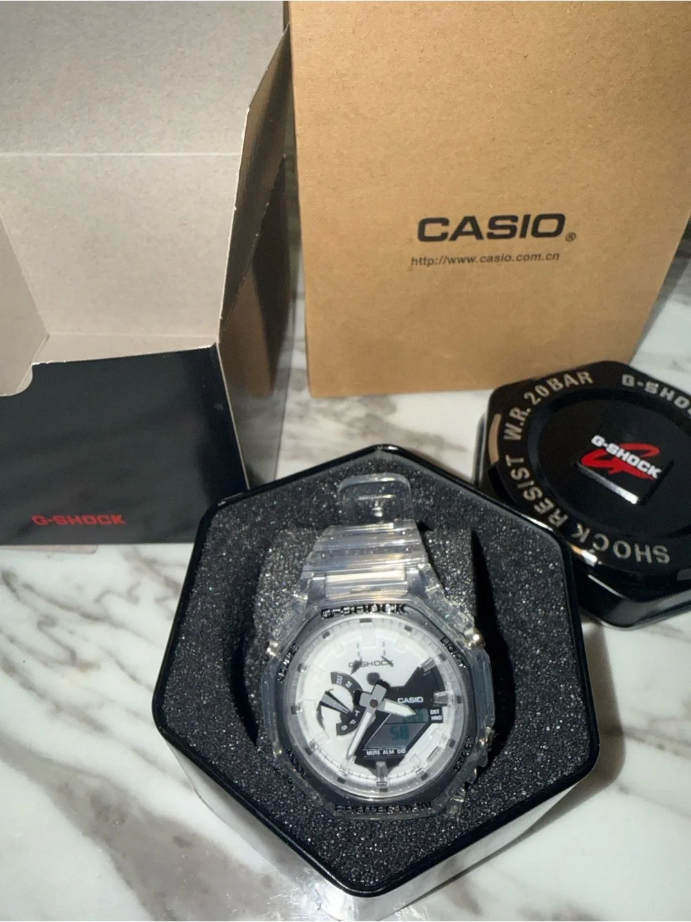 BRAND NEW Casio G-Shock Clear Watch